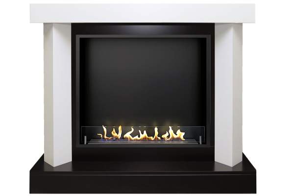Биокамин в портале Firezo Vankuver Фактурный белый