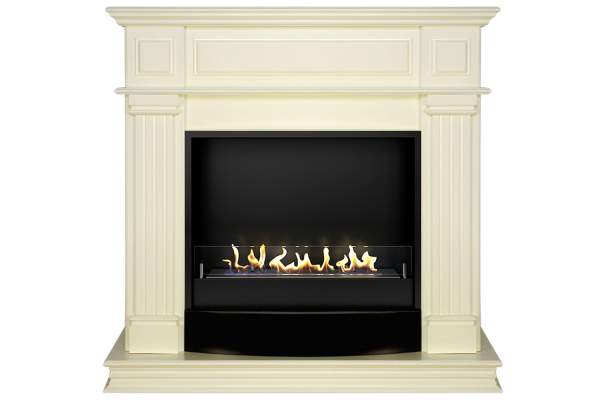 Биокамин в портале Firezo Atlanta Слоновая кость