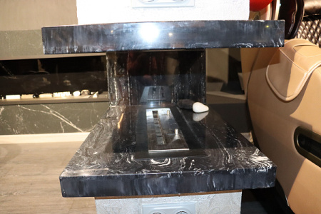 Торцевой сквозной биокамин Firezo Estremita Finestra Marmo (выставочный образец)