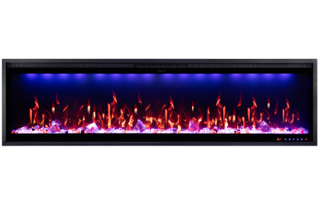 Линейный биокамин MERCURY 60 LED RF